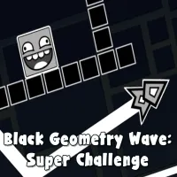Play Black Geometry Wave: Super Challenge now!