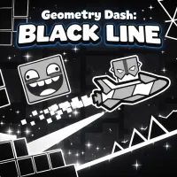 Play Geometry Dash: Black Line now!