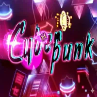 Play Geometry Dash Cyberpunk now!