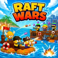 Play Raft Wars now!